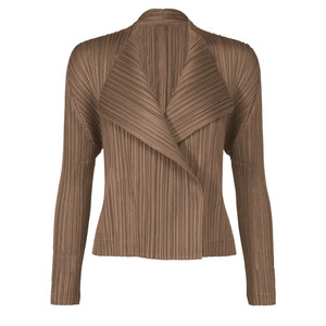 이세이미야케 플리츠플리즈 자켓 플리츠 자켓 브라운 3사이즈