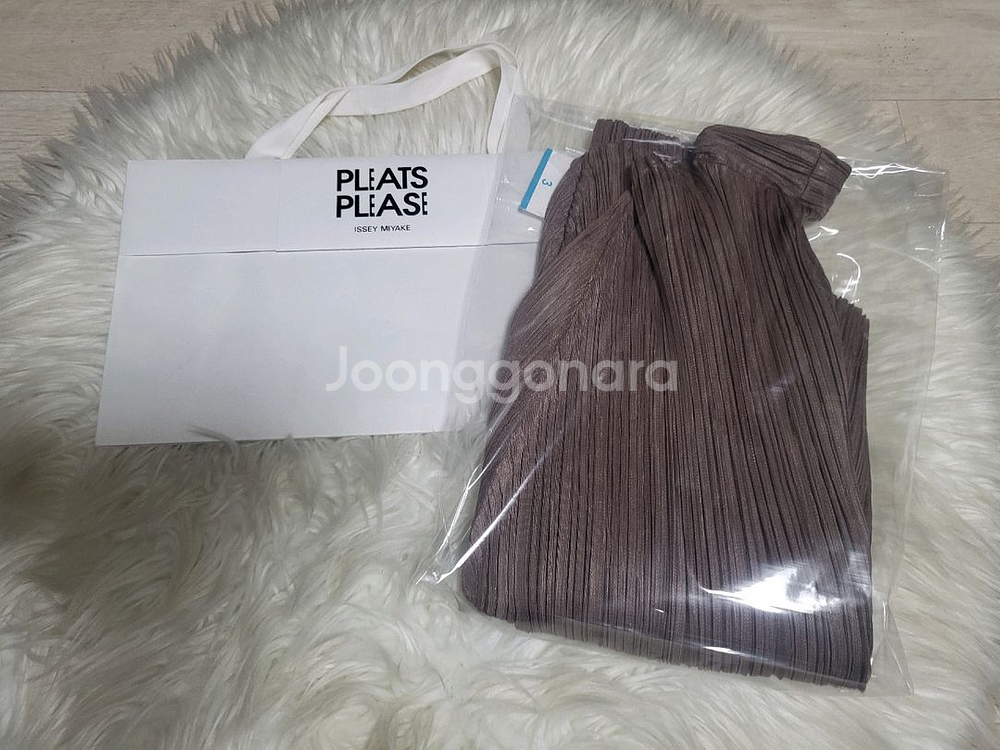 이세이미야케 플리츠플리즈 자켓 플리츠 자켓 브라운 3사이즈--5