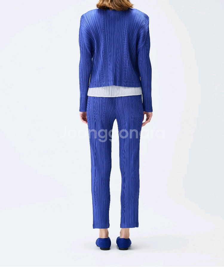 이세이미야케 플리츠플리즈 자켓 플리츠 자켓 브라운 3사이즈--8