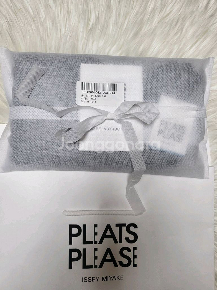이세이미야케 플리츠플리즈 탑 립플리츠 베이직 탑 그레이 3사이즈--4