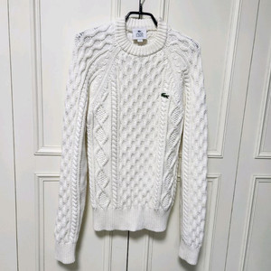 XS(90)라코스테 라이브 여성 케이블 니트 스웨터