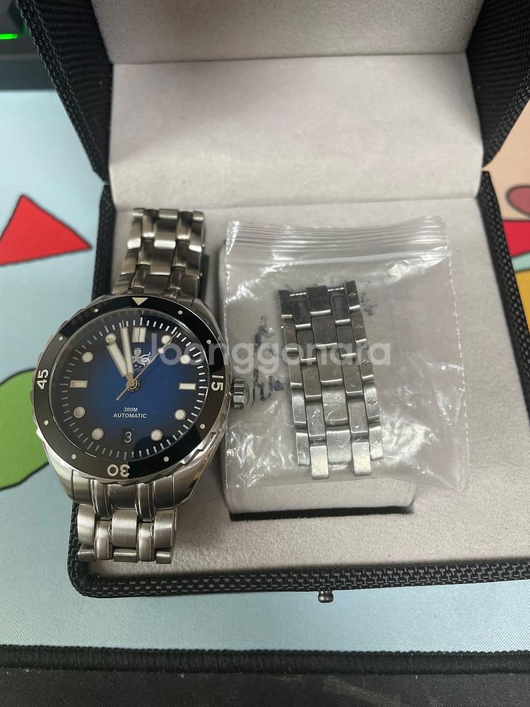 포이보스 이글레이 PHOIBOS PY025B 다이버 오토매틱 시계 300m 방수 팝니다--0