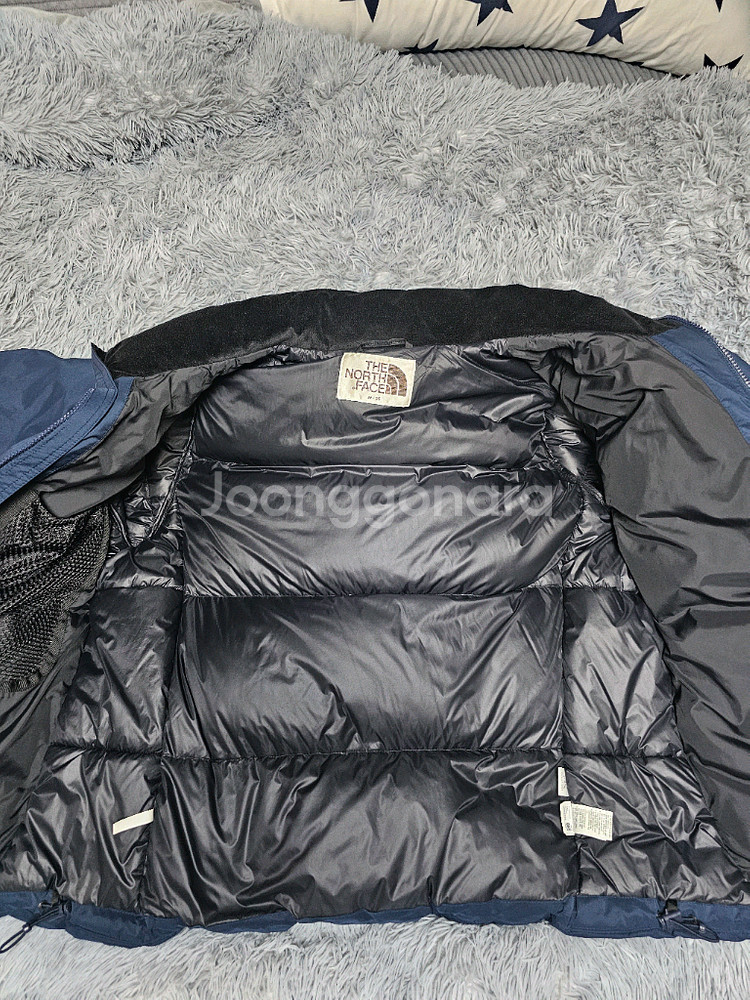 노스페이스 눕시 패딩 점퍼 네이비--1