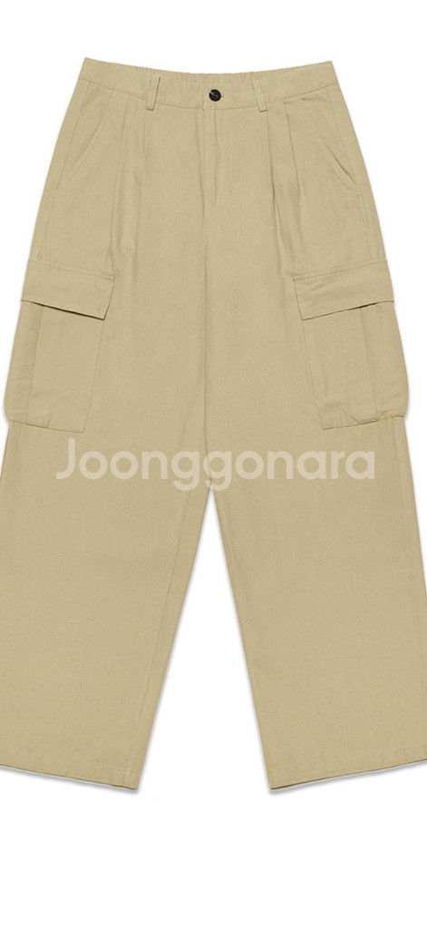 굿라이프웍스 와이드 카고 팬츠--3