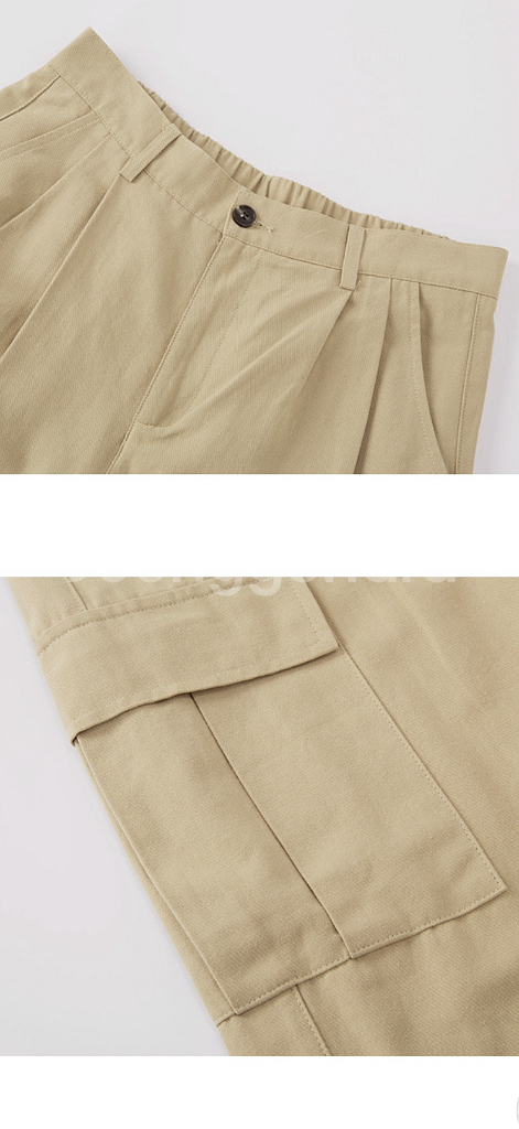 굿라이프웍스 와이드 카고 팬츠--5