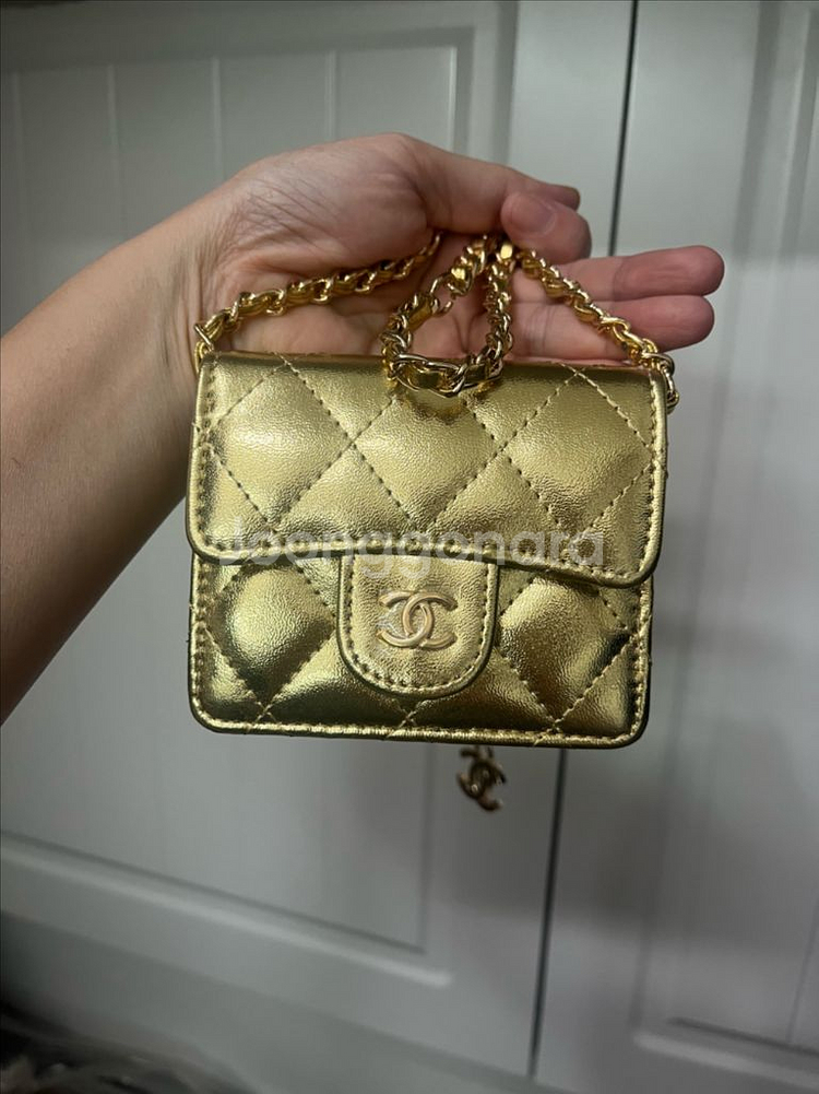 샤넬 스타일 아코디언 카드지갑--0