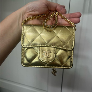 샤넬 스타일 아코디언 카드지갑