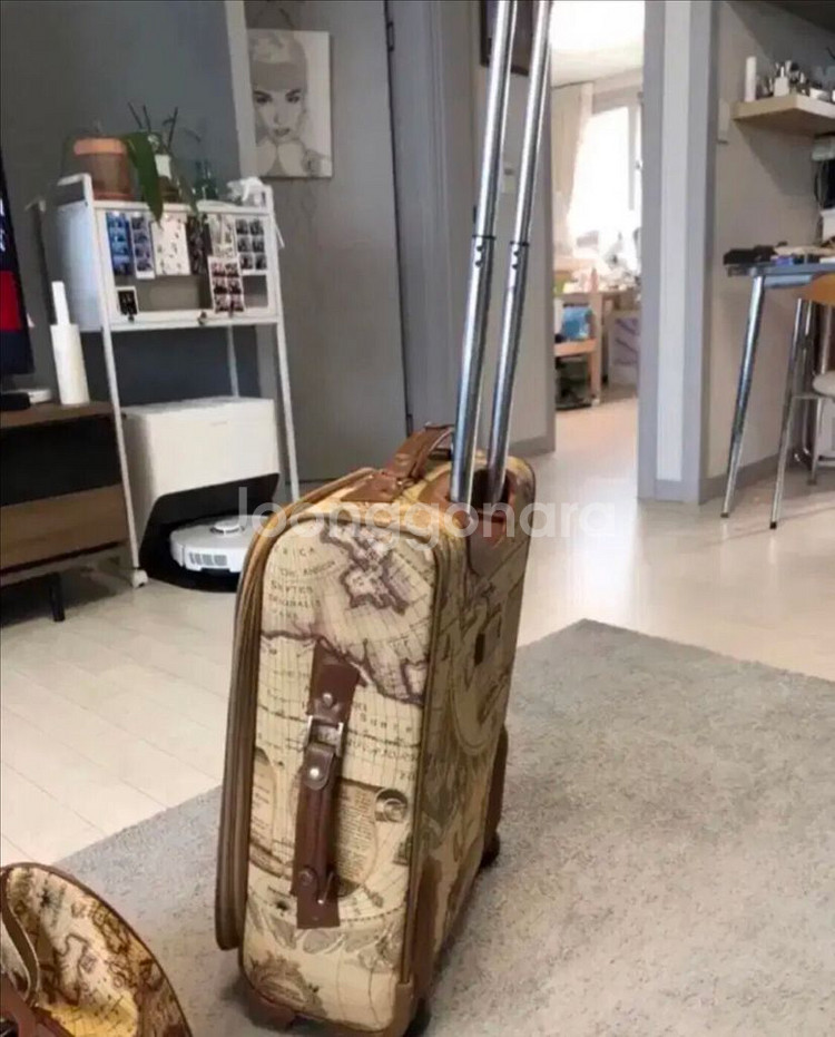 서울 스위스몽크로스 기내용 캐리어+보스턴가방--1