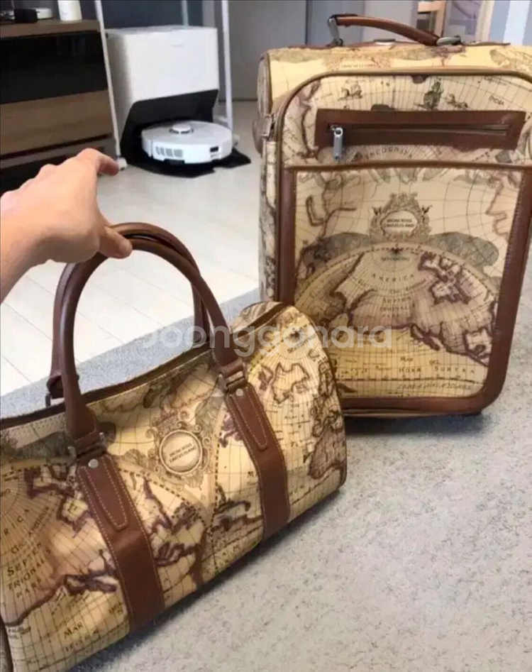 서울 스위스몽크로스 기내용 캐리어+보스턴가방--0