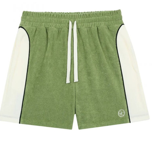 테리 카키색반바지 프리사이즈