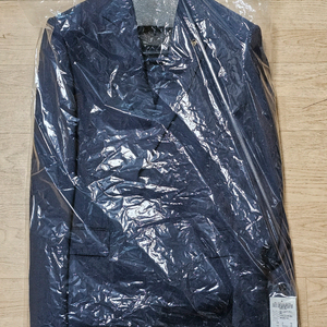 남성 정장 세트 실크혼방 체크네이비 105. 새상품 춘추복