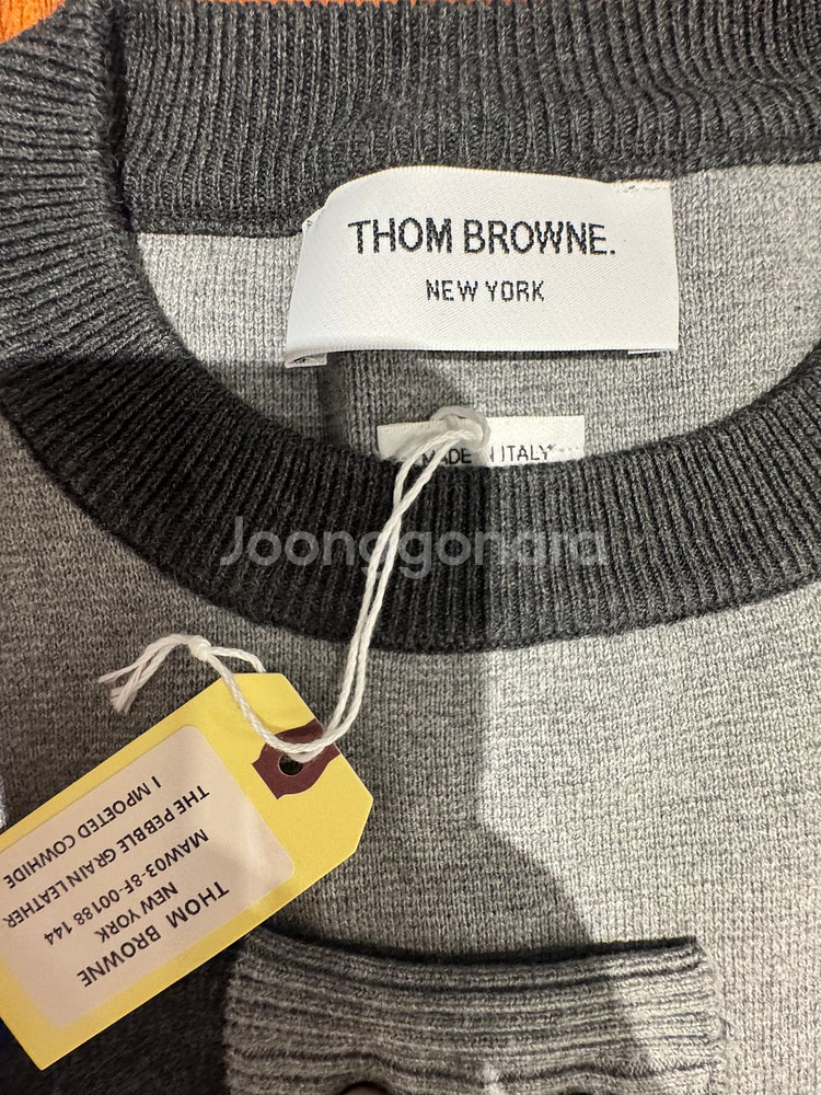 [톰;브라운] 새상품 / 니트 / 4 (약 105 사이즈)--1