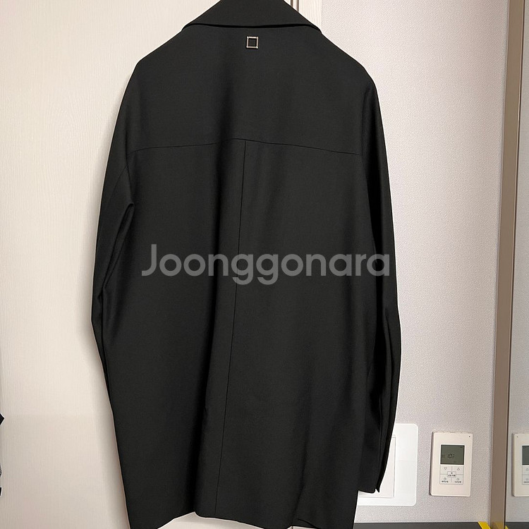 우영미 쓰리버튼 자켓 블랙 50 사이즈 새제품 팝니다. 블레이저 울자켓--3