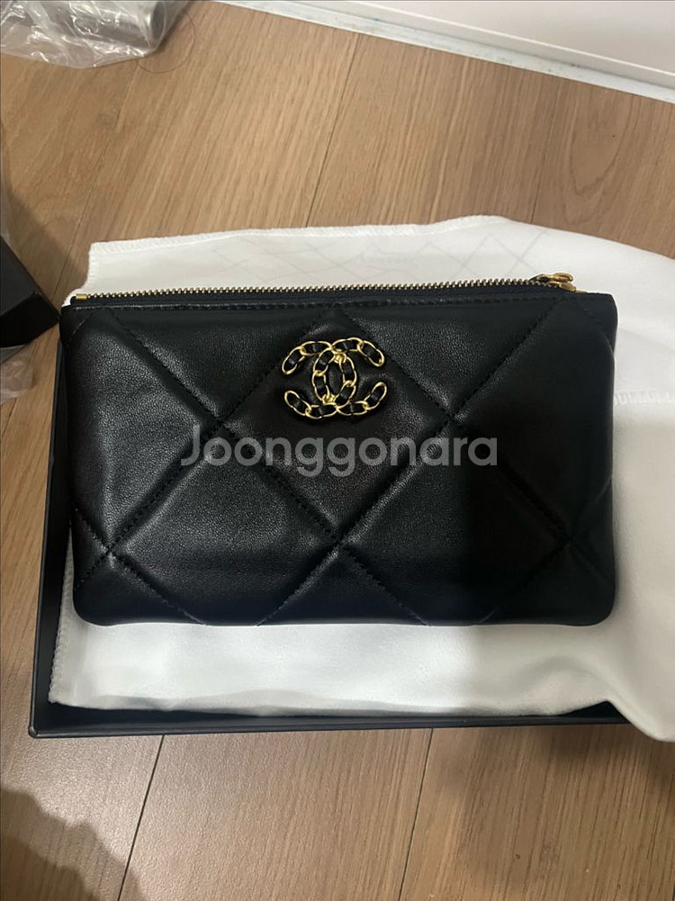 샤넬 스타일 지퍼 파우치--0