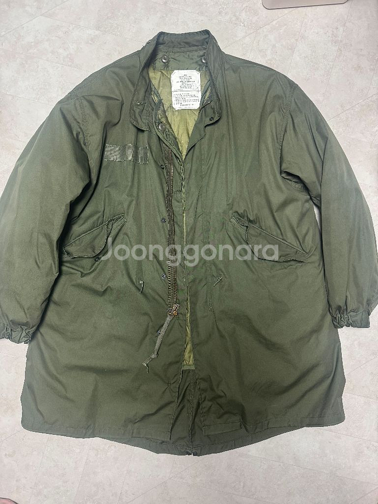 M65 피쉬테일 개파카 m사이즈 오리지널 팝니다--0