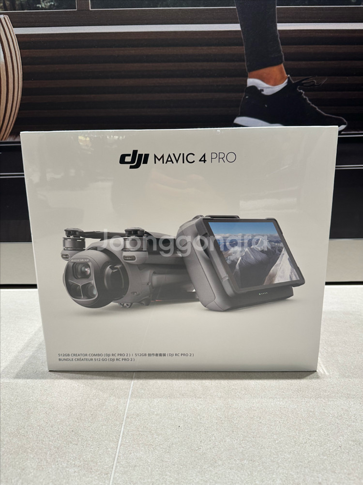 DJI 매빅4 프로 크리에이터 콤보 팝니다 미개봉--0