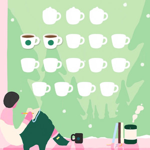 (일괄)스타벅스 프리퀀시 일반 2개