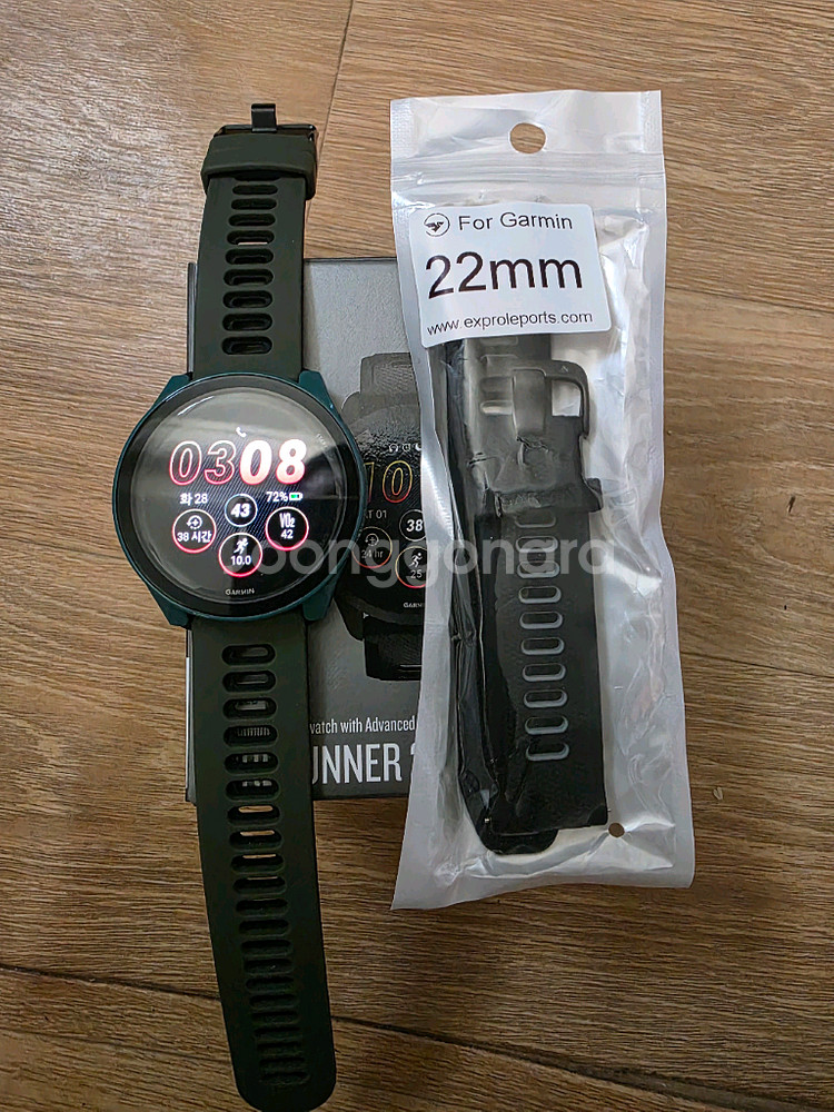 가민 포러너 265 블랙 스마트워치--0