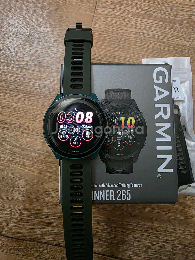 가민 포러너 265 블랙 스마트워치--1