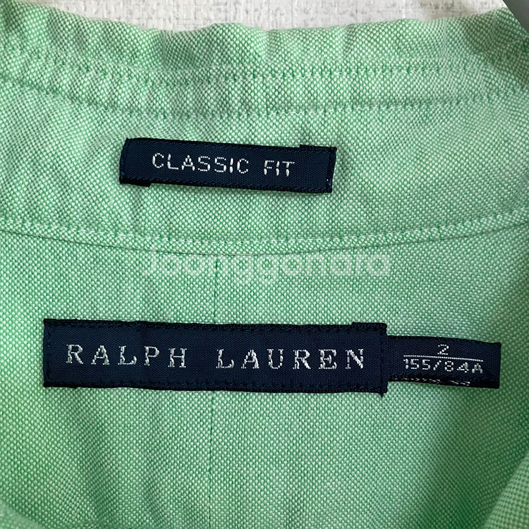 폴로 랄프로렌 클래식핏 민트 셔츠--5