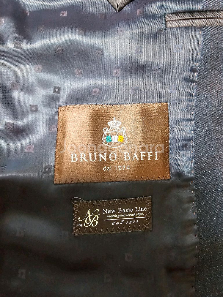 남성 정장 세트 실크혼방 체크네이비 105 추동복 새상품--2