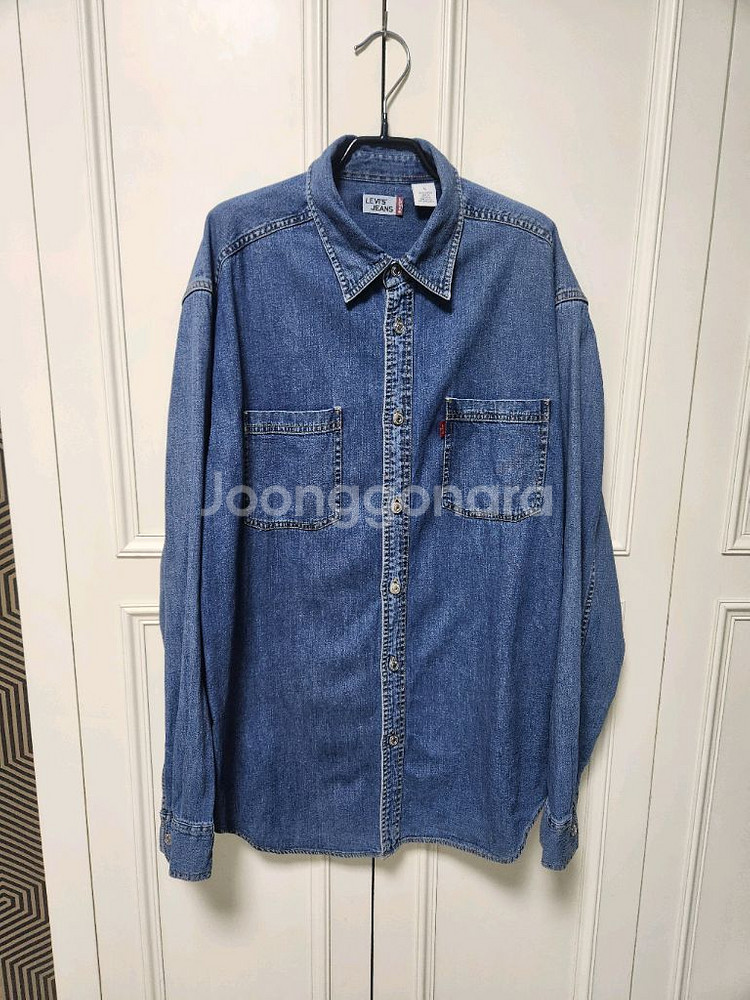 (2XL)리바이스 남성 데님 셔츠 청남방--0