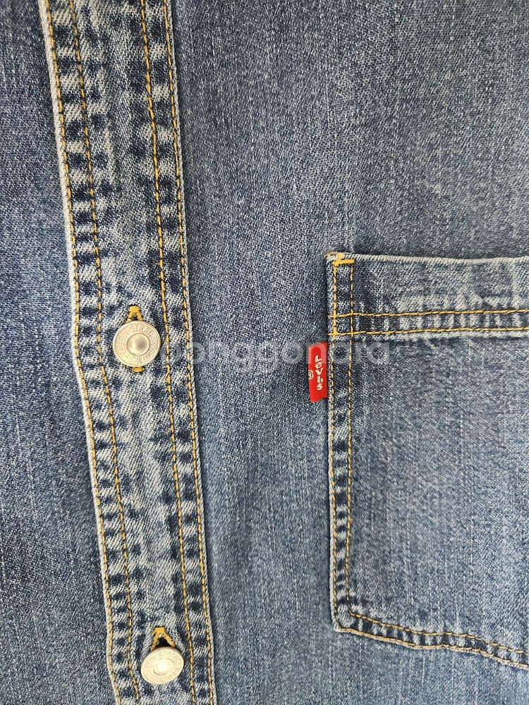 (2XL)리바이스 남성 데님 셔츠 청남방--2