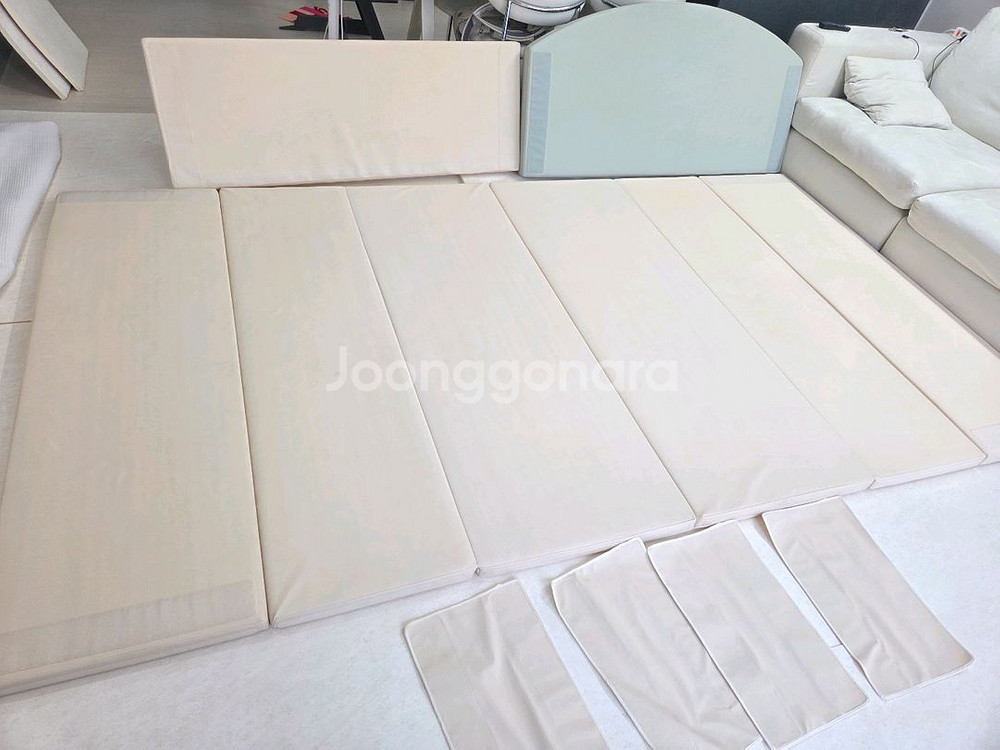 주다르 프렌치바닐라 프리미엄 아기침대--2