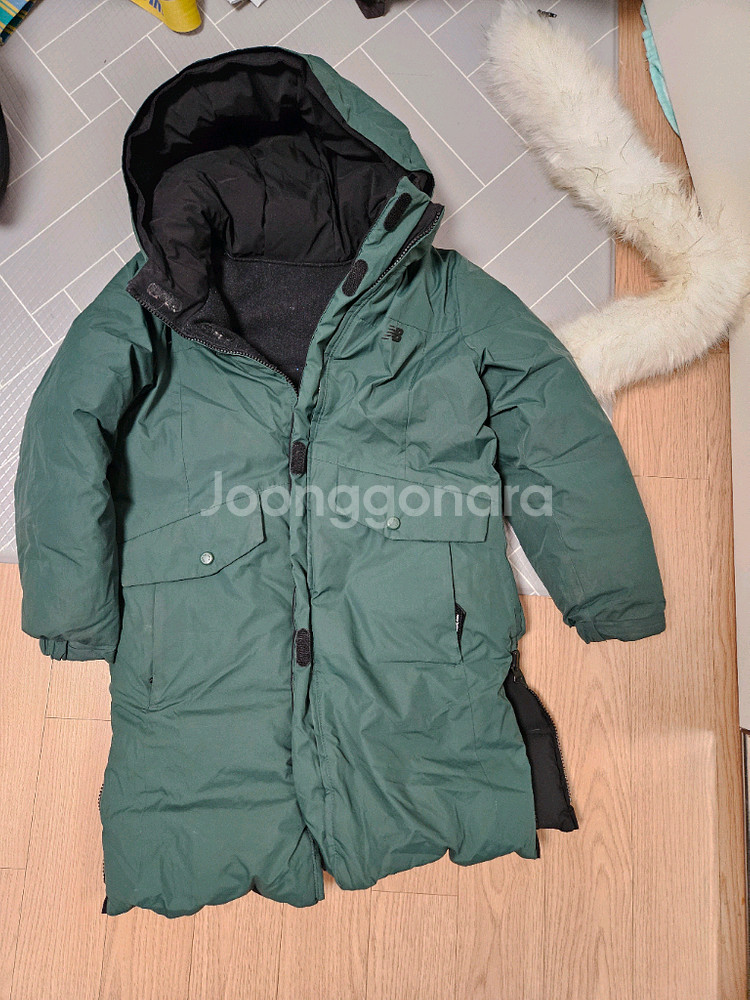 뉴발란스키즈 롱패딩 145--0