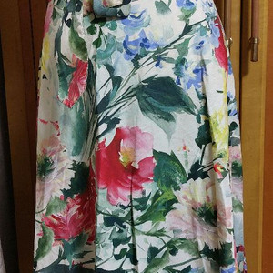 자라 플라워 롱 스커트 XS