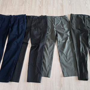 남성 정장 바지 4벌 세트