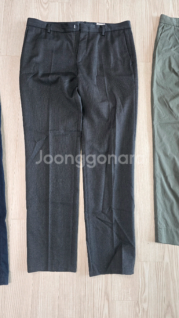 남성 정장 바지 4벌 세트--2