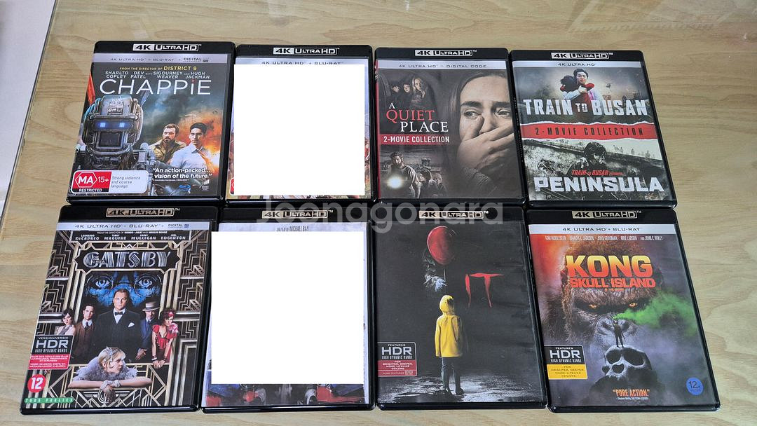 [가격인하]4k 블루레이, 신세계 등 팝니다.--2