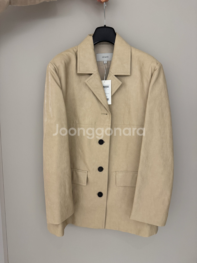 온앤온 가죽 자켓 새상품--0