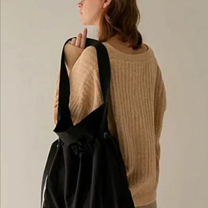 ACOC Drawstring Bag_Black 숄더백