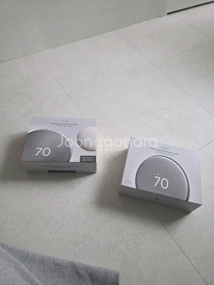 구글 네스트 온도조절기 4세대 미개봉 2개 (미국향)--0
