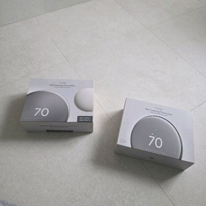 구글 네스트 온도조절기 4세대 미개봉 2개 (미국향)