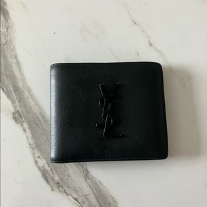 생로랑 YSL 로고 반지갑