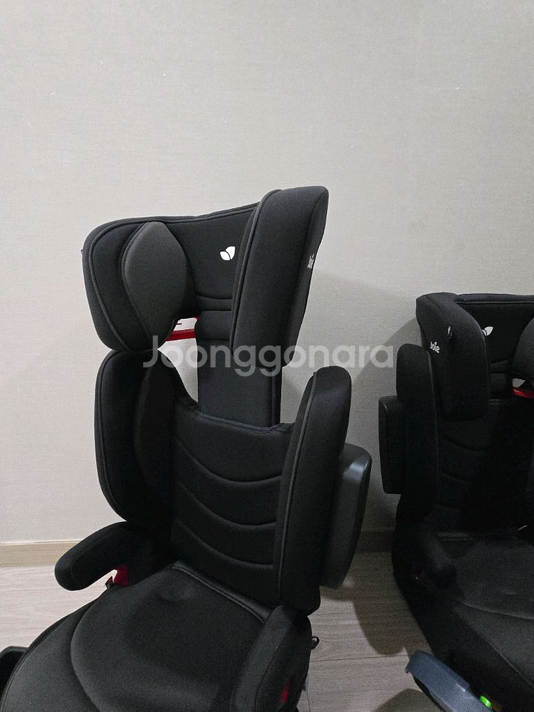 조이 주니어 카시트+폴레드 쿨시트+니가드 발받침 일괄--6