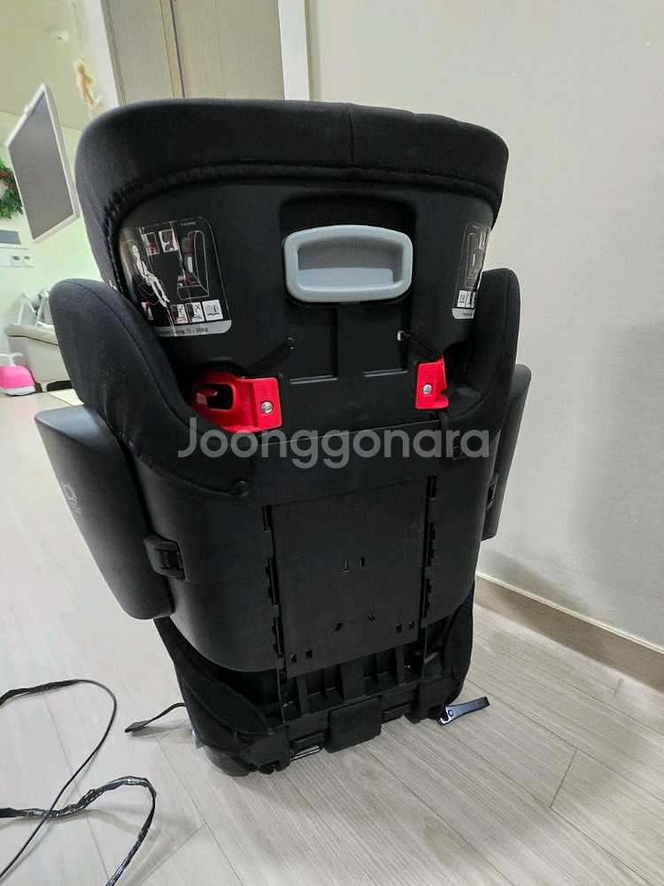 조이 주니어 카시트+폴레드 쿨시트+니가드 발받침 일괄--4