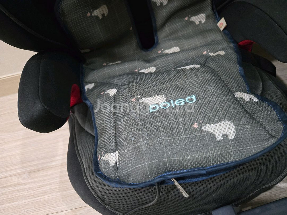 조이 주니어 카시트+폴레드 쿨시트+니가드 발받침 일괄--7