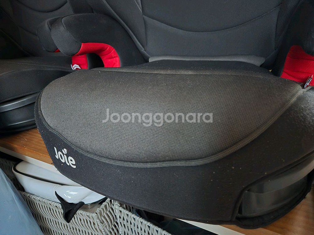 조이 주니어 카시트+폴레드 쿨시트+니가드 발받침 일괄--8