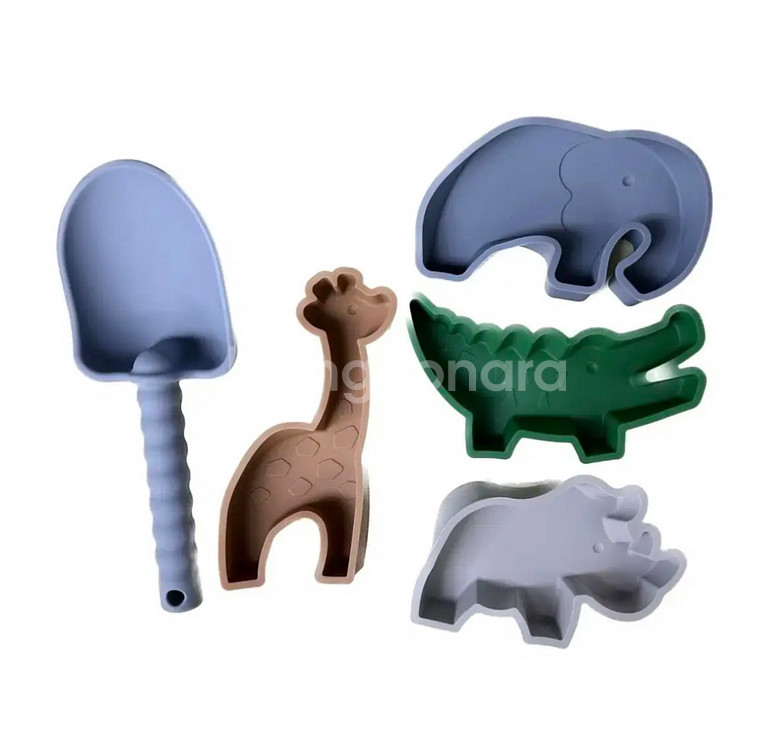 [새제품] 실리콘 모래 놀이 세트 / 아기 목욕 장난감--2