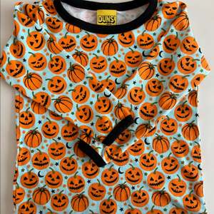 던스 호박 패턴 긴팔티 86 사이즈