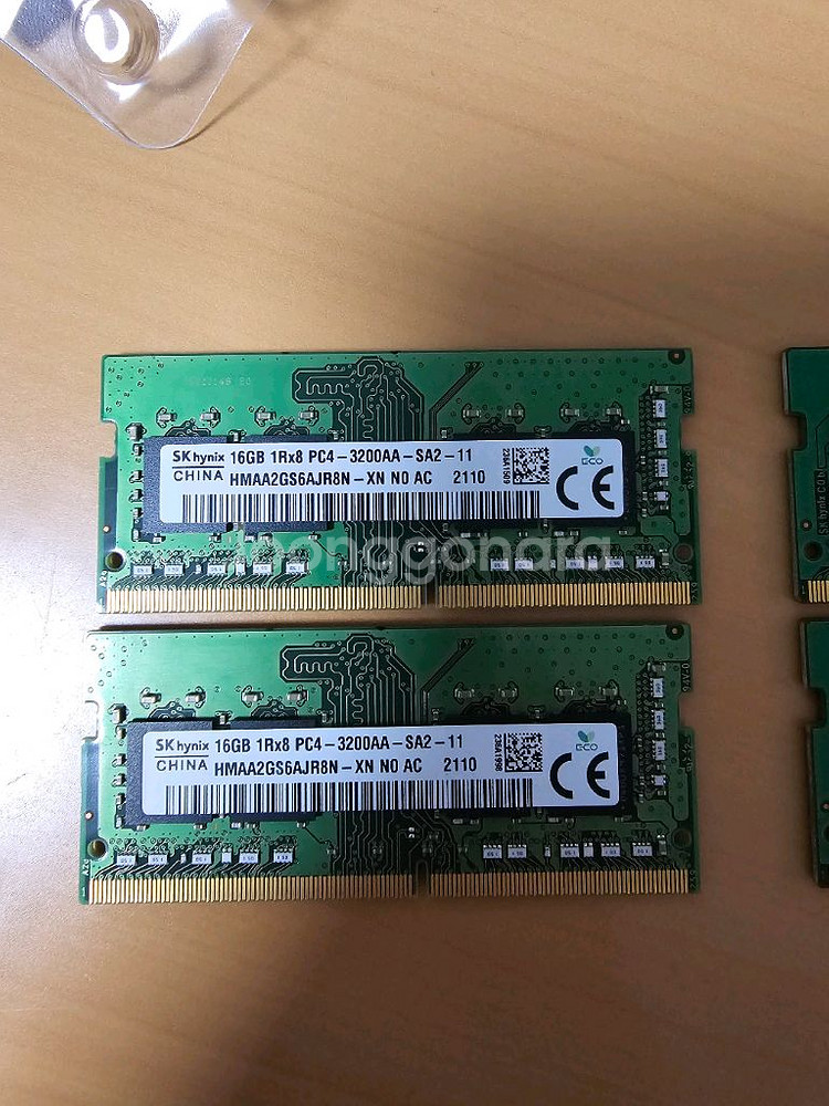 노트북용 하이닉스 DDR4 32GB 메모리 (16x2)--0