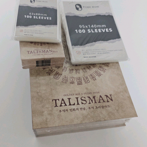 [일괄/미개봉]탈리스만 부적 오라클 타로카드+미니 탈리스만 카드+보호필름 2개