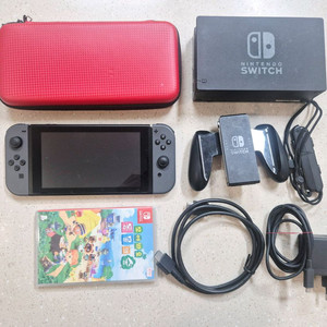 닌텐도 스위치 배터리개선판 풀세트 (액정필름,기기파우치)