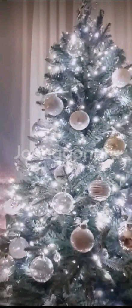 크리스마스 트리(전구, 장식포함)--0