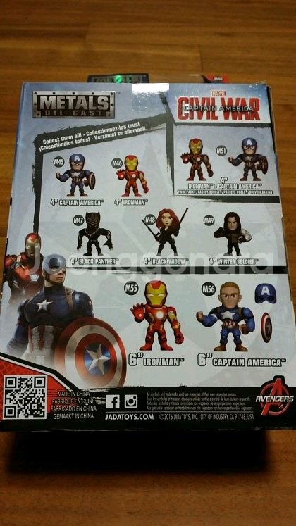 어벤져스 버키메탈 다이캐스트 피규어--2