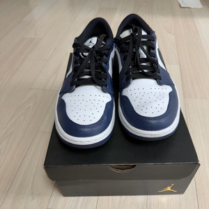 나이키 조던 1 로우 골프화 네이비 270 팝니다.